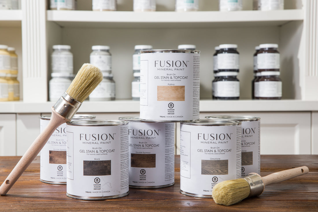 How to Achieve a Durable Finish with Fusion™ Mineral Paint’s Gel Stain and Top Coat: A Complete Guide