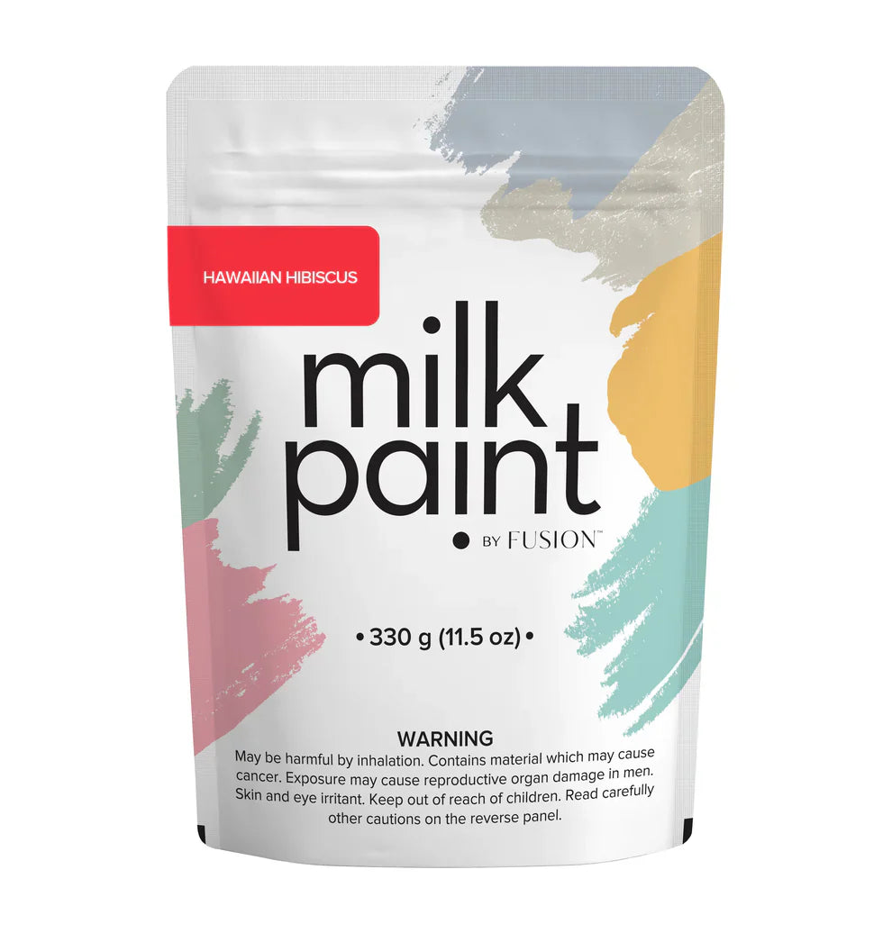 Hawaiian Hibiscus Milk Paint by Fusion™ Bold Warm Red Furniture Paint | Pottsville PA