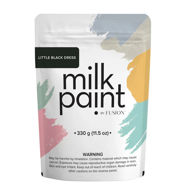 Little Black Dress Milk Paint by Fusion™ – Classic Black Furniture Paint | Pottsville PA