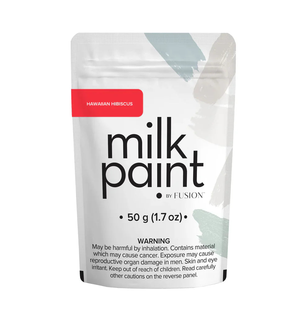 Hawaiian Hibiscus Milk Paint by Fusion™ Bold Warm Red Furniture Paint | Pottsville PA